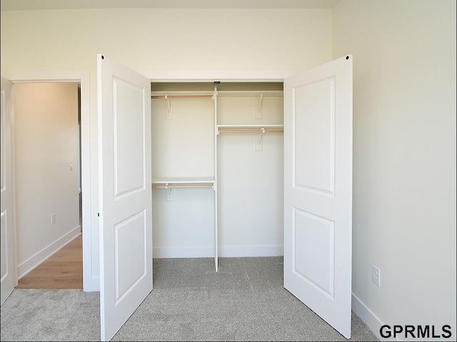 view of closet