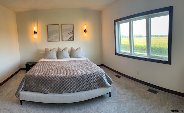 bedroom featuring carpet floors