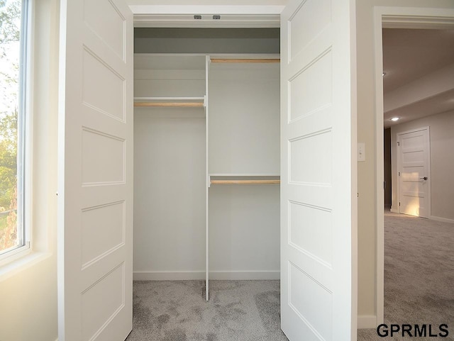 view of closet