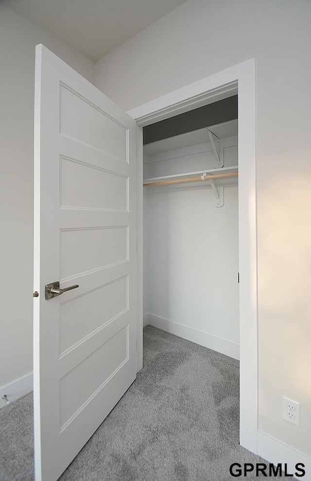 view of closet