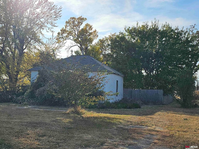 view of side of property