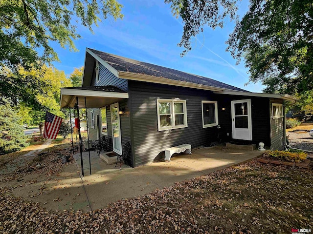 back of house featuring a patio