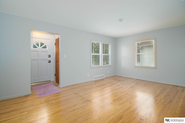 entryway featuring light hardwood / wood-style flooring