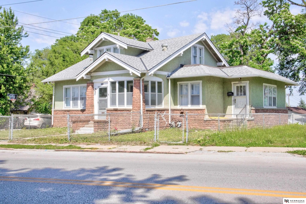 view of front of home