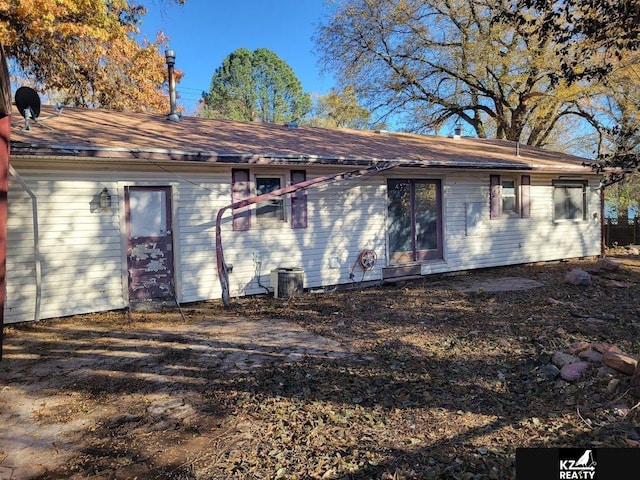 view of rear view of property