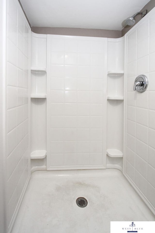 bathroom with walk in shower