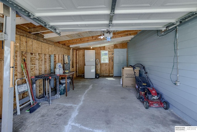 7336 S 71st Ave, Omaha, NE 68128 - garage featuring wood walls