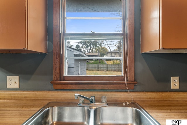 interior details with sink