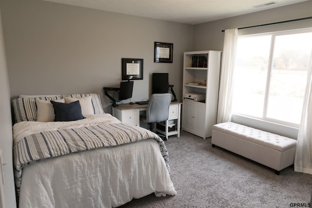 bedroom with carpet flooring