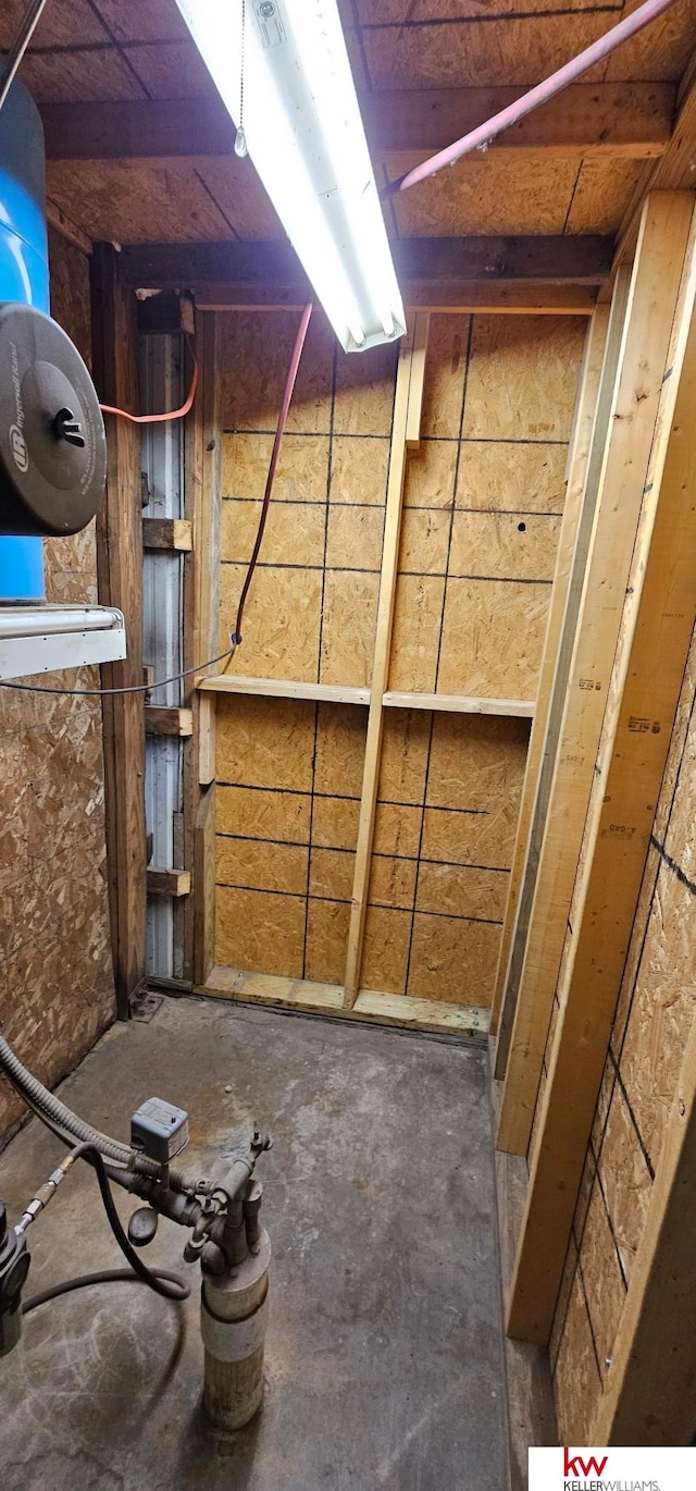 view of basement