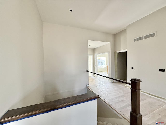 interior space featuring hardwood / wood-style flooring