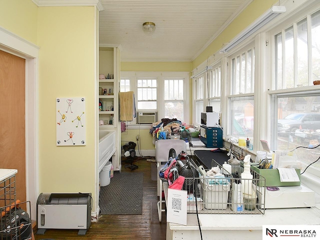 interior space with plenty of natural light