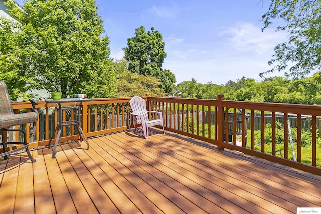 2119 N 144th Ave, Omaha, NE 68116 - view of wooden terrace
