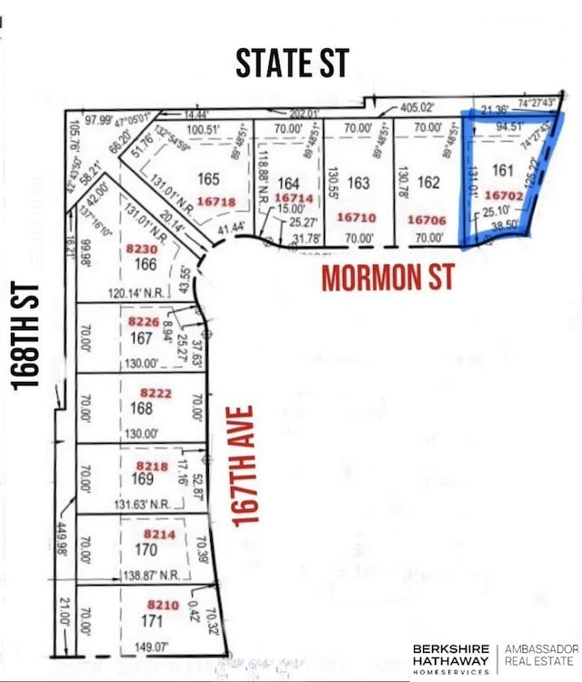 16702 Mormon St, Bennington NE, 68007 land for sale