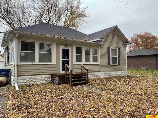 view of front of home