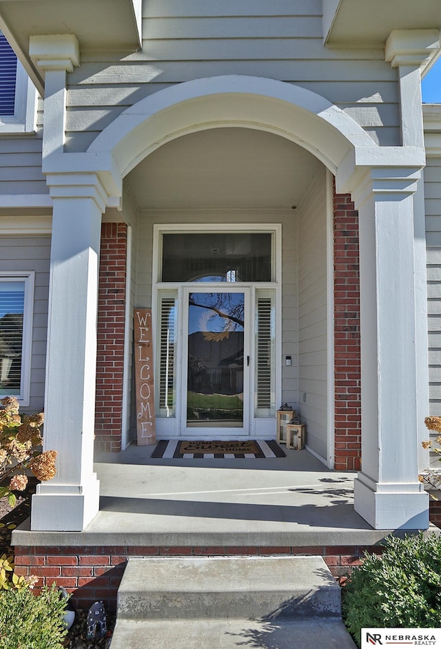 view of entrance to property