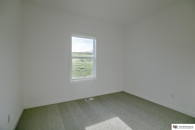 empty room featuring carpet floors