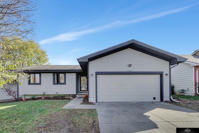 ranch-style house with a garage