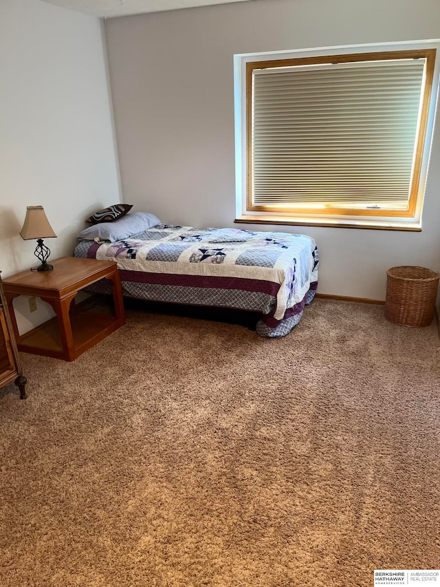 bedroom featuring carpet floors