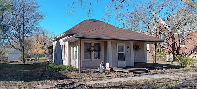 view of bungalow-style house