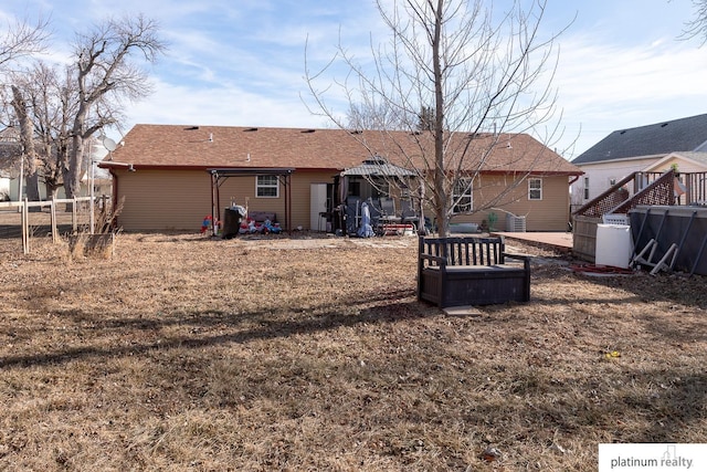 view of rear view of house