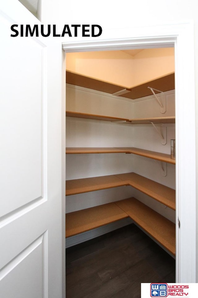 view of pantry