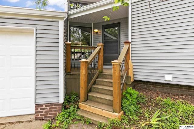 2729 N 129th Cir, Omaha, NE 68164 - entrance to property with an attached garage and a porch