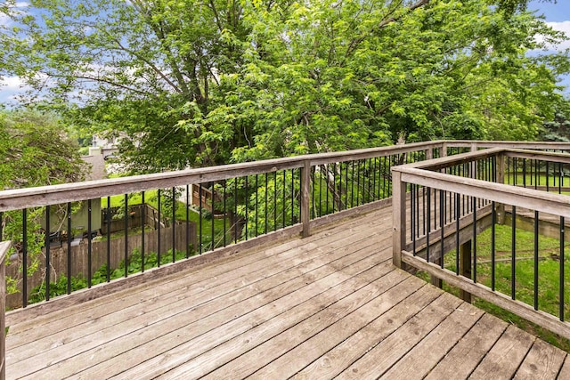2729 N 129th Cir, Omaha, NE 68164 - view of wooden deck