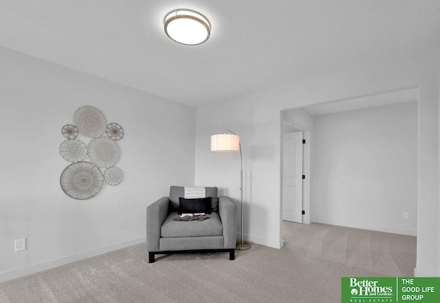 11018 N 161st St, Bennington, NE 68007 - living area with carpet and baseboards