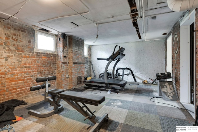 view of exercise room