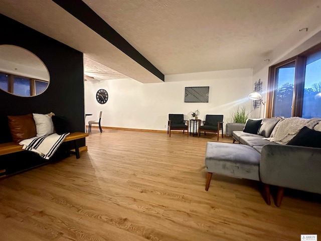 interior space with light wood-type flooring