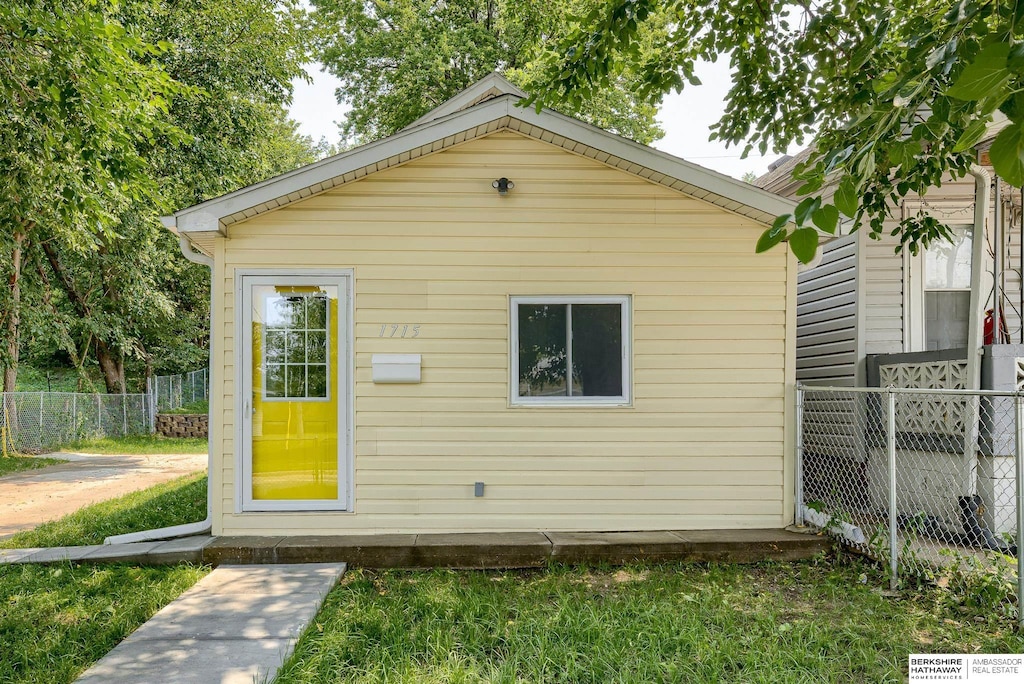 view of rear view of house