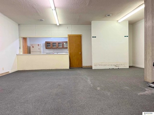 interior space with white fridge