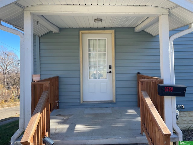 view of entrance to property