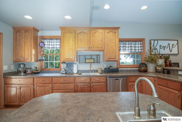 kitchen featuring sink and stainless steel dishwasher