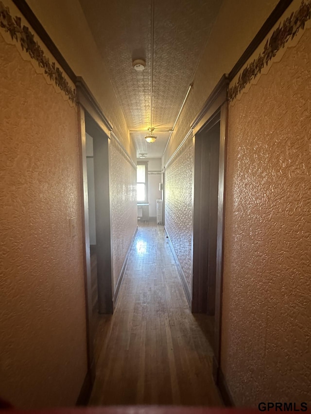 1424 4th Ave, Scottsbluff, NE 69361 - corridor with hardwood / wood-style floors