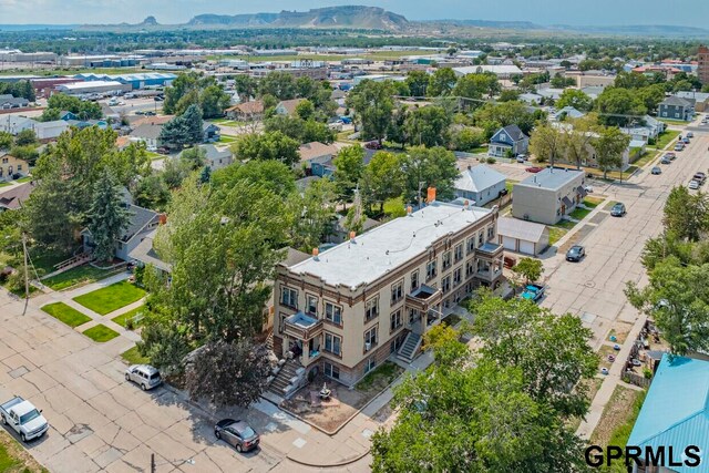1424 4th Ave, Scottsbluff, NE 69361 - bird's eye view with a mountain view
