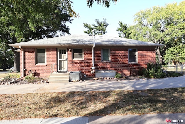 view of front of home