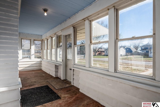 sunroom featuring plenty of natural light