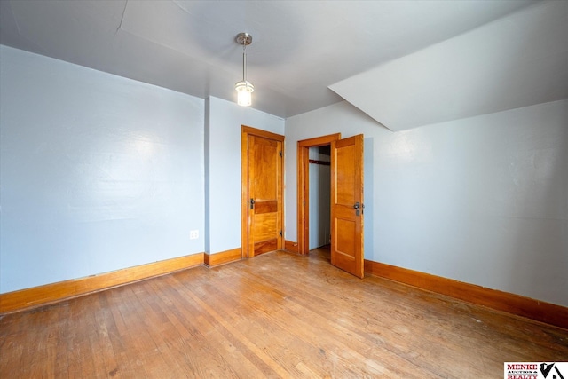 interior space featuring light hardwood / wood-style flooring