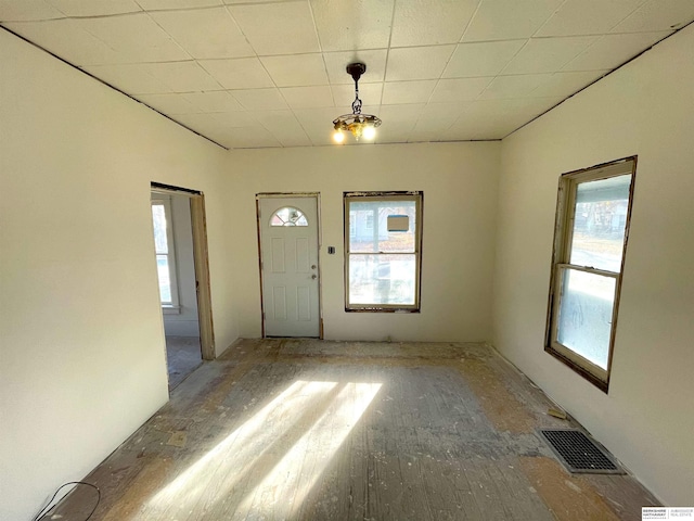 entrance foyer with a healthy amount of sunlight