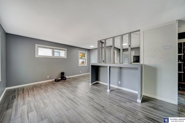 interior space featuring hardwood / wood-style floors