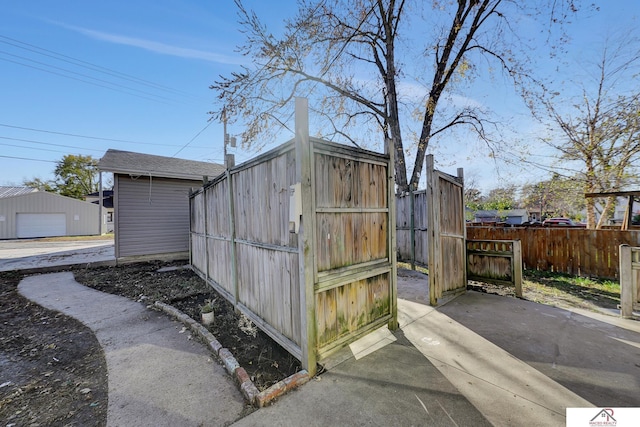 view of outbuilding