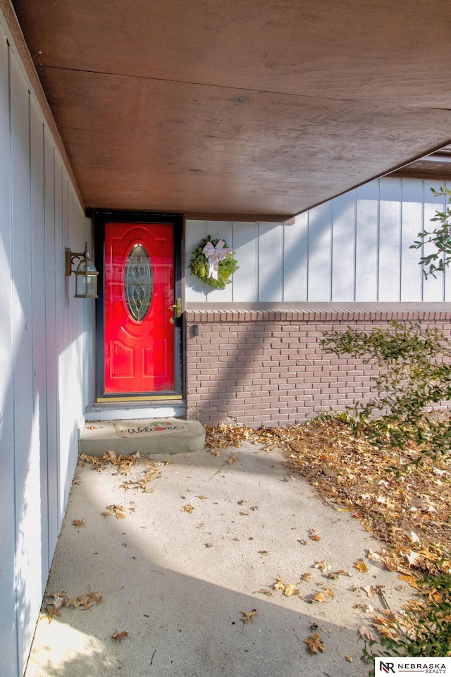 view of property entrance