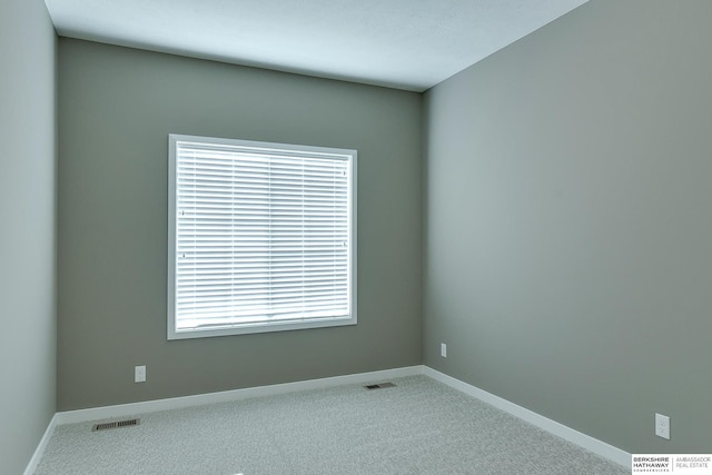 unfurnished room with carpet floors and a healthy amount of sunlight