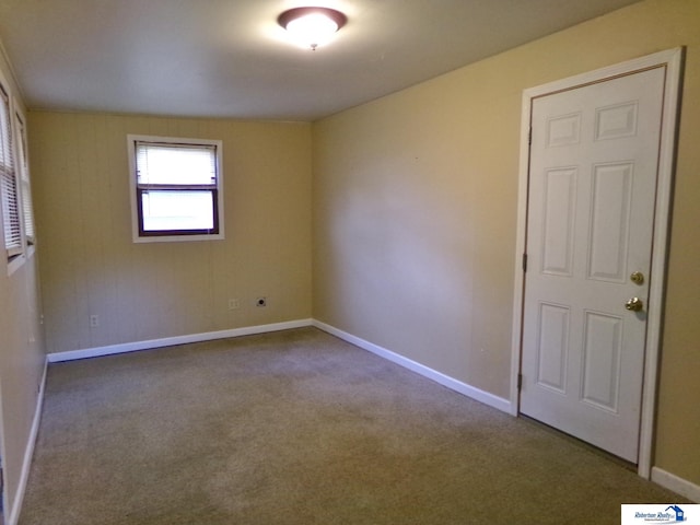 empty room featuring carpet floors