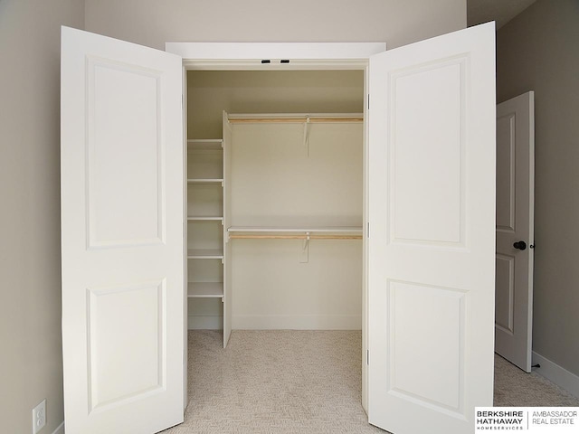 view of closet