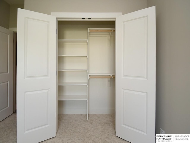 view of closet