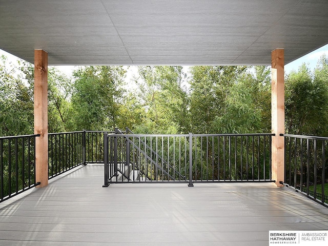 view of deck