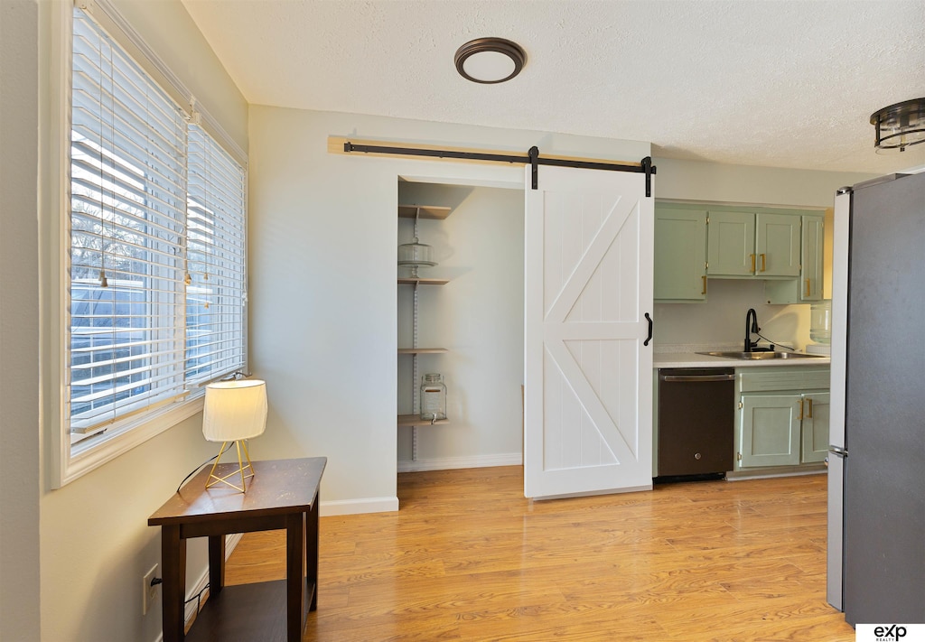 interior space with sink